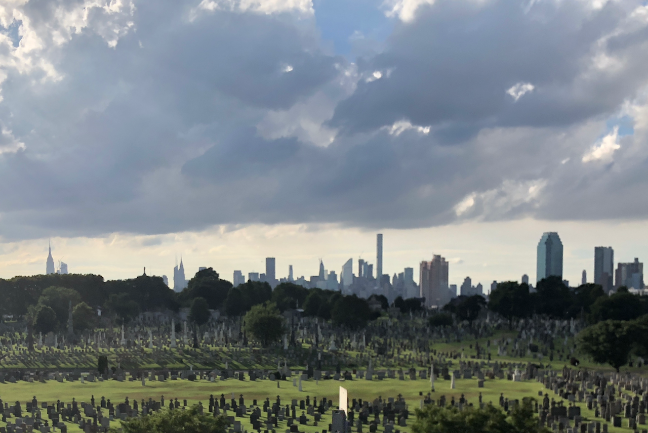 New York City from the Kosciuszko Bridge.